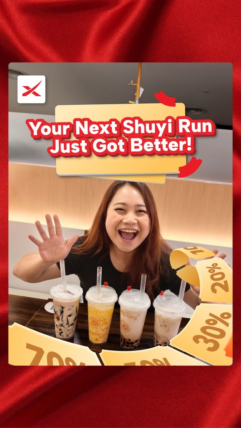MoneyX voucher reel — Your Next Shuyi Run Just Got Better!
